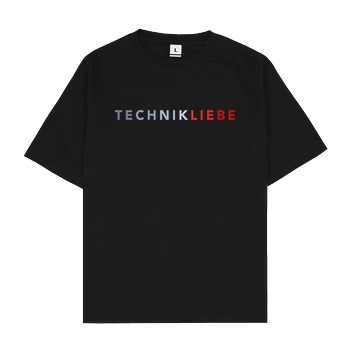 Technikliebe Technikliebe - 02 T-Shirt Oversize T-Shirt - Black