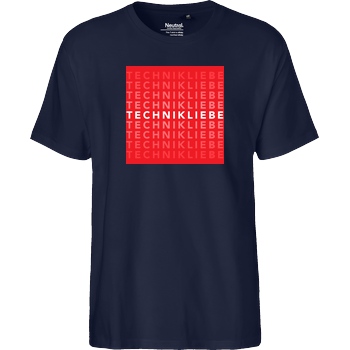 Technikliebe Technikliebe - 03 T-Shirt Fairtrade T-Shirt - navy