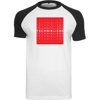 Technikliebe Technikliebe - 03 T-Shirt Raglan Tee white