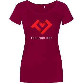 Technikliebe Technikliebe - 05 T-Shirt Girlshirt berry