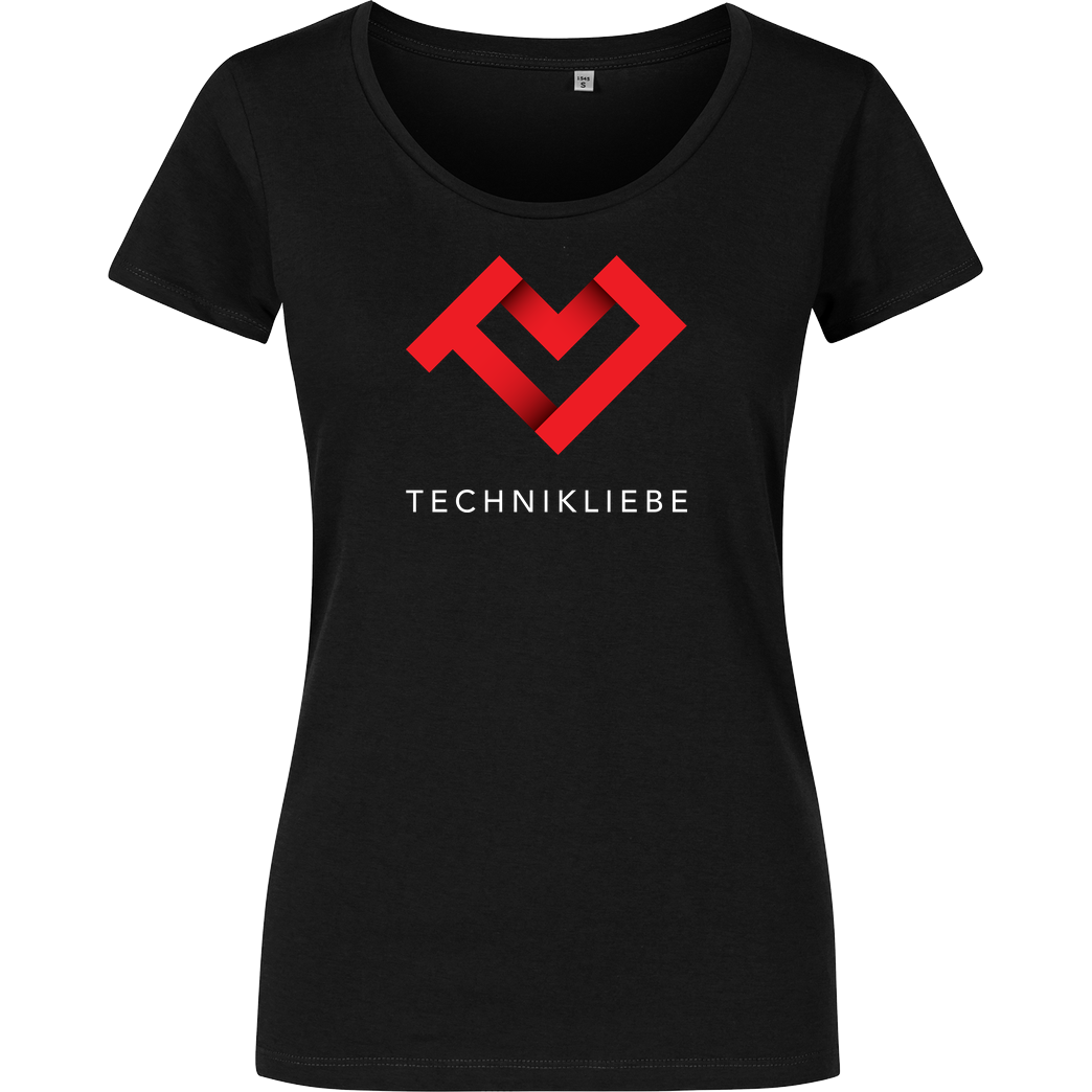 Technikliebe Technikliebe - 05 T-Shirt Girlshirt schwarz