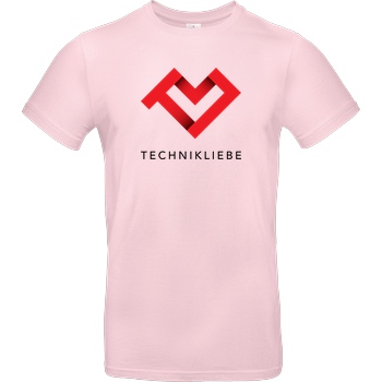 Technikliebe Technikliebe - 05 T-Shirt B&C EXACT 190 - Light Pink