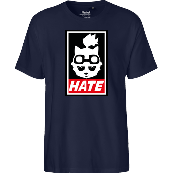 Teemo Hate Fairtrade T-Shirt - navy