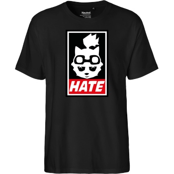 IamHaRa Teemo Hate T-Shirt Fairtrade T-Shirt - black