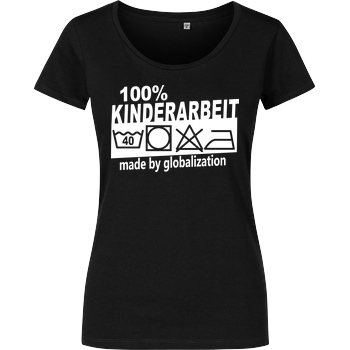 Teken Teken - Kinderarbeit T-Shirt Girlshirt schwarz