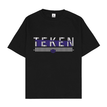 Teken Teken - Logo T-Shirt Oversize T-Shirt - Black