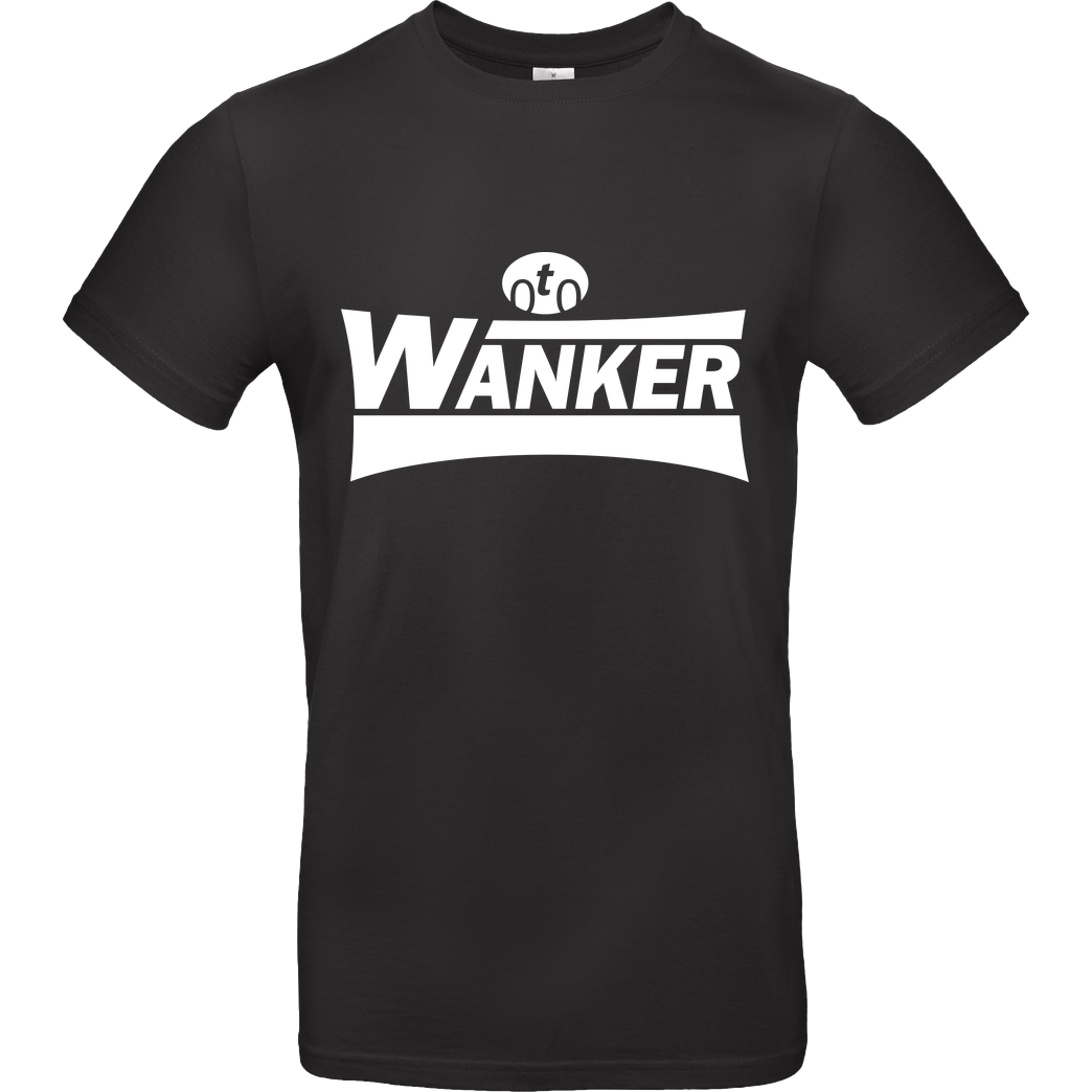 Teken Teken - Wanker T-Shirt B&C EXACT 190 - Black
