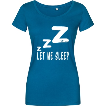 Tescht Tescht - Let me Sleep T-Shirt Girlshirt petrol
