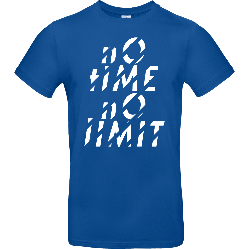 Tescht Tescht  - no time no limit front T-Shirt B&C EXACT 190 - Royal Blue