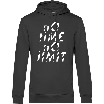 Tescht  - no time no limit front B&C HOODED INSPIRE - black