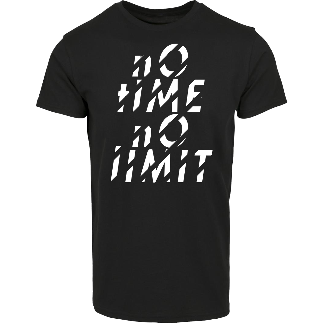 Tescht Tescht  - no time no limit front T-Shirt House Brand T-Shirt - Black