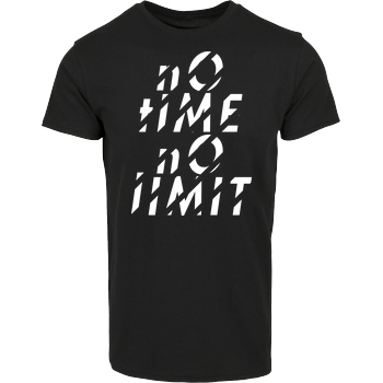 Tescht Tescht  - no time no limit front T-Shirt House Brand T-Shirt - Black