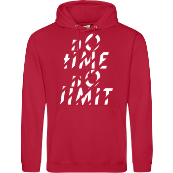 Tescht  - no time no limit front JH Hoodie - red