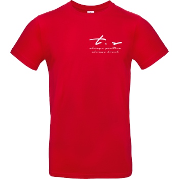 Tescht Tescht - Signature Pocket T-Shirt B&C EXACT 190 - Red