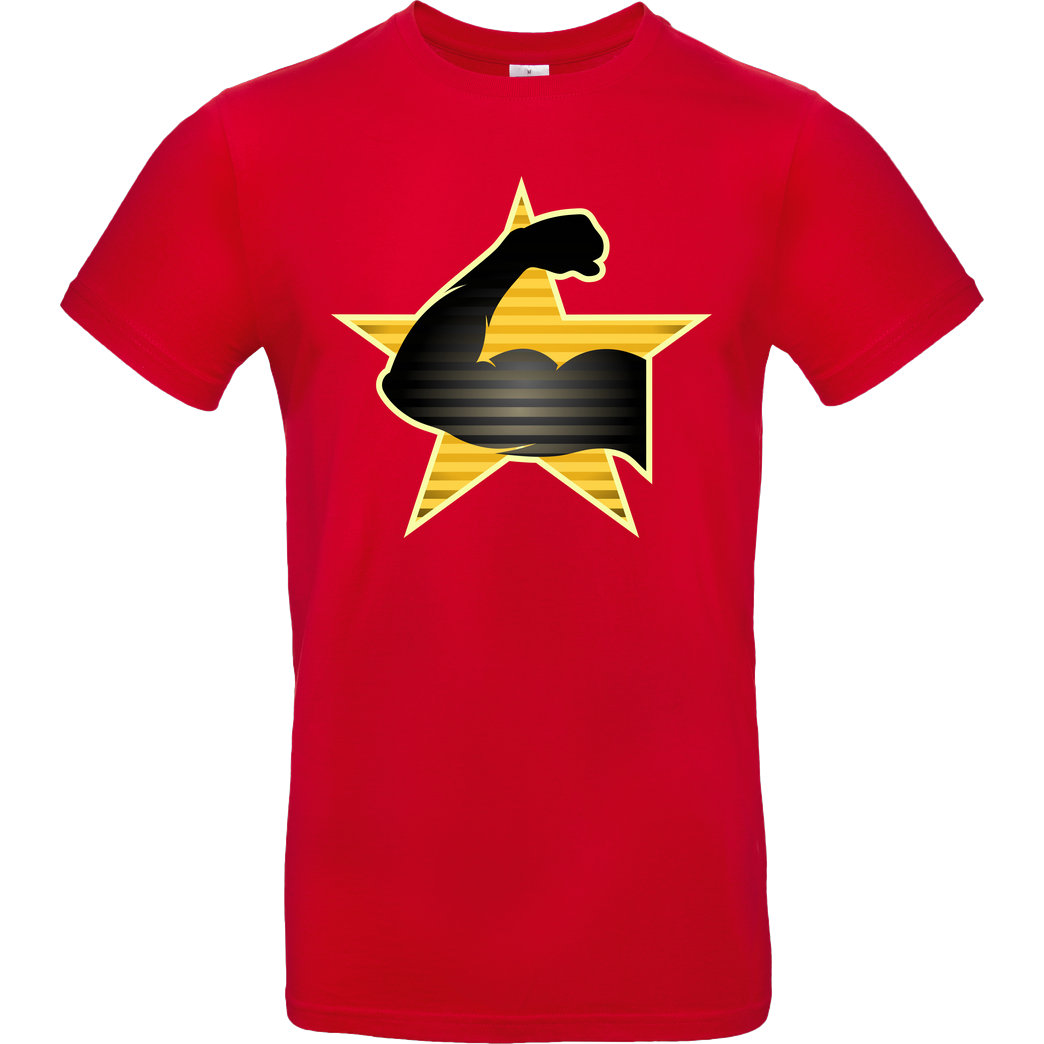 Tezzko Tezzko - Army T-Shirt B&C EXACT 190 - Red
