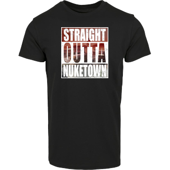 Tezzko - Straight Outta Nuketown House Brand T-Shirt - Black