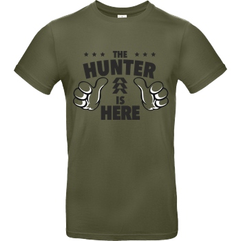 bjin94 The Hunter is Here T-Shirt B&C EXACT 190 - Khaki