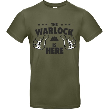 bjin94 The Warlock is Here T-Shirt B&C EXACT 190 - Khaki