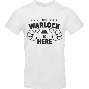 bjin94 The Warlock is Here T-Shirt B&C EXACT 190 -  White