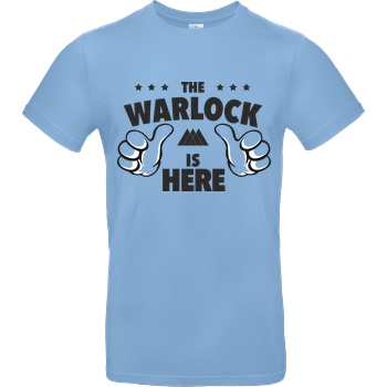 bjin94 The Warlock is Here T-Shirt B&C EXACT 190 - Sky Blue