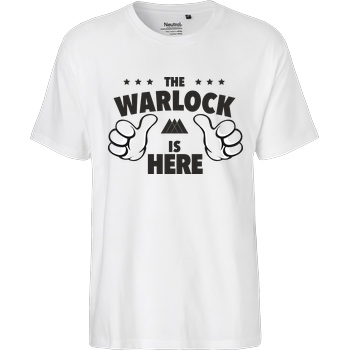 bjin94 The Warlock is Here T-Shirt Fairtrade T-Shirt - white