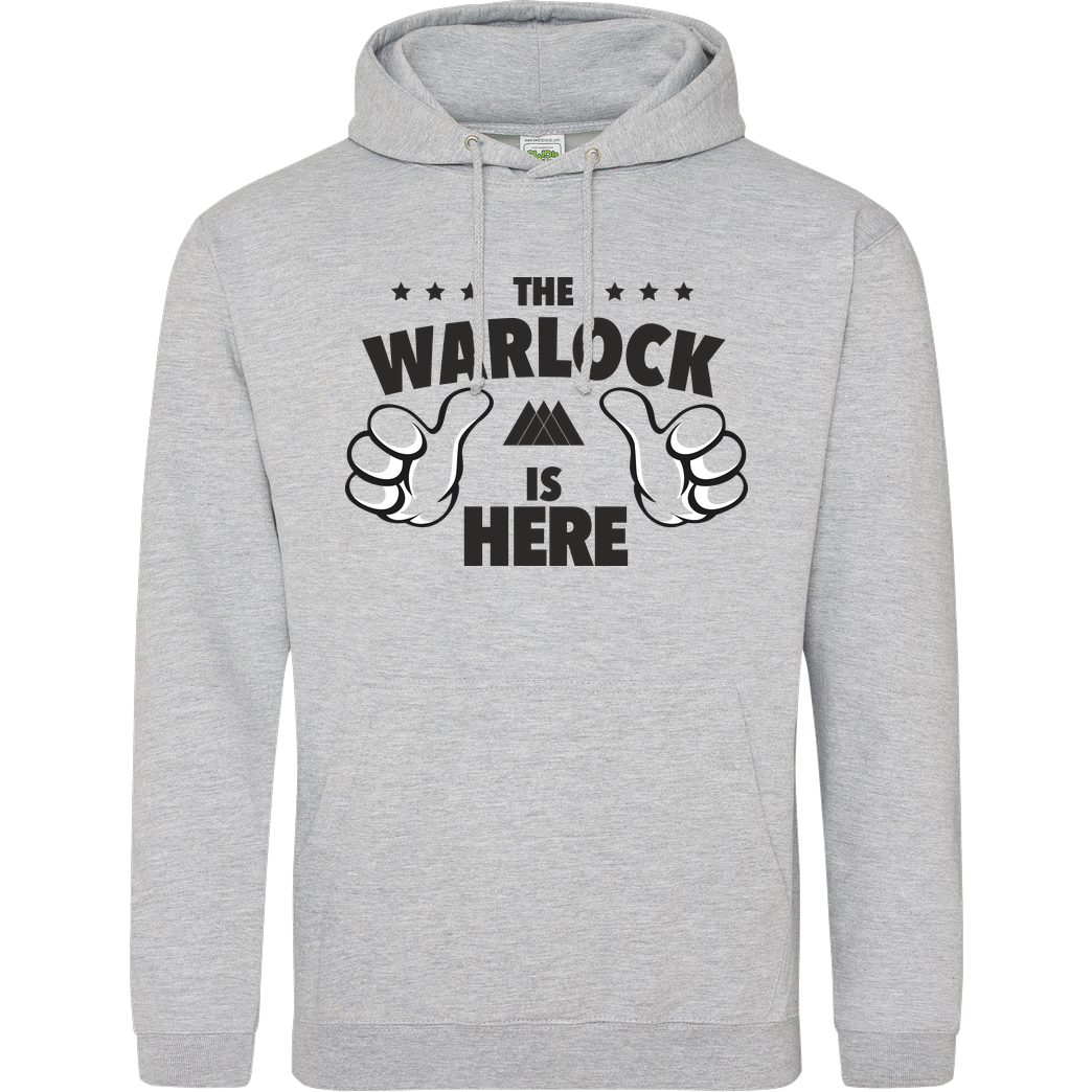 bjin94 The Warlock is Here Sweatshirt JH Hoodie - Heather Grey