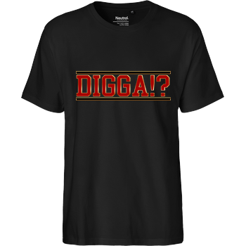 TheSnackzTV - Digga rot Fairtrade T-Shirt - black