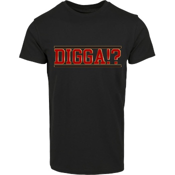 TheSnackzTV TheSnackzTV - Digga rot T-Shirt House Brand T-Shirt - Black