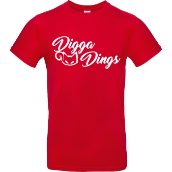 Tinkerleo Tinkerleo - Digga Dings T-Shirt B&C EXACT 190 - Red