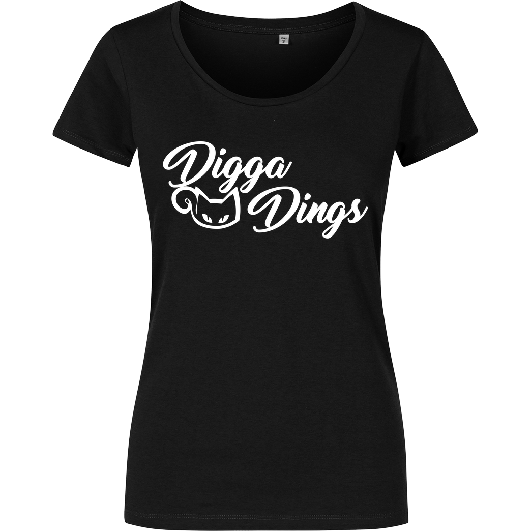 Tinkerleo Tinkerleo - Digga Dings T-Shirt Girlshirt schwarz