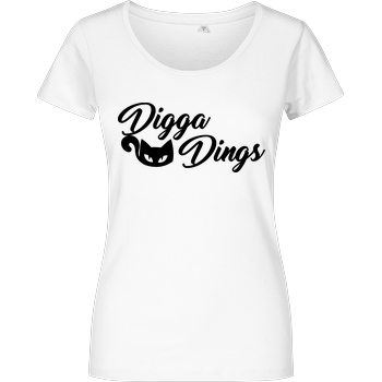 Tinkerleo Tinkerleo - Digga Dings T-Shirt Girlshirt weiss