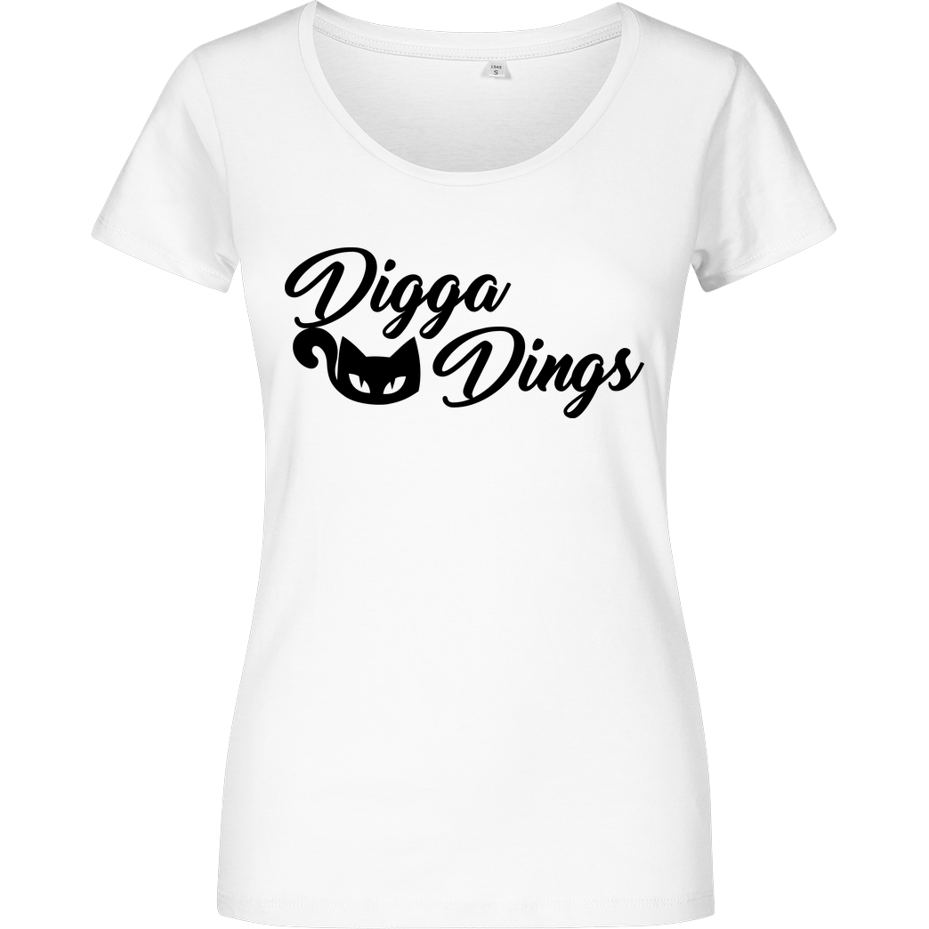 Tinkerleo Tinkerleo - Digga Dings T-Shirt Girlshirt weiss