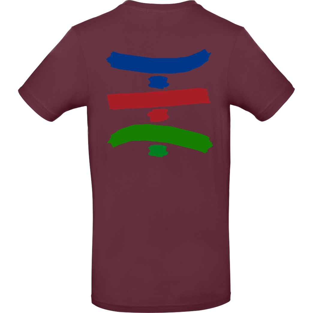 TipTapTube TipTapTube - Logo T-Shirt B&C EXACT 190 - Burgundy