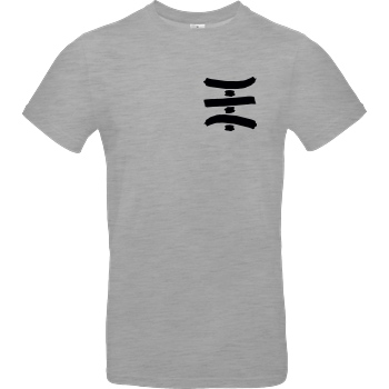 TipTapTube TipTapTube - Logo T-Shirt B&C EXACT 190 - heather grey