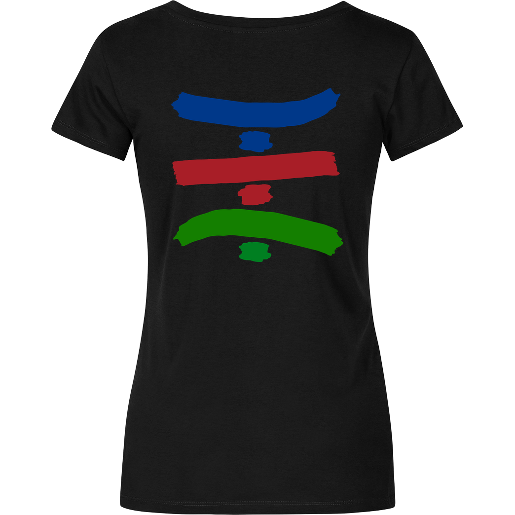 TipTapTube TipTapTube - Logo T-Shirt Girlshirt schwarz