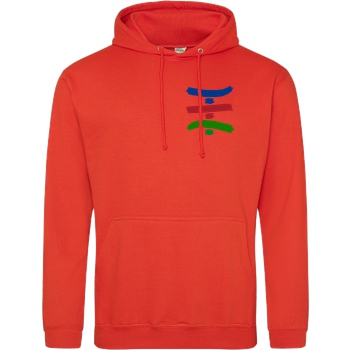 TipTapTube TipTapTube - Logo Sweatshirt JH Hoodie - Orange