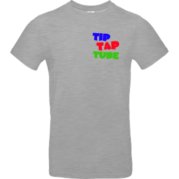 TipTapTube - Logo oldschool B&C EXACT 190 - heather grey