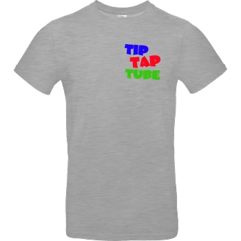 TipTapTube TipTapTube - Logo oldschool T-Shirt B&C EXACT 190 - heather grey
