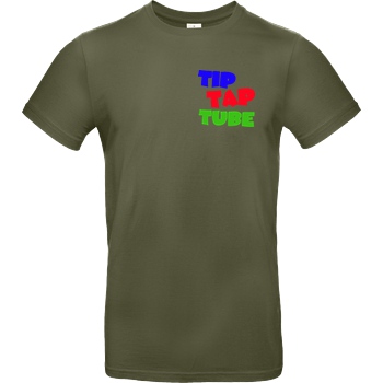 TipTapTube TipTapTube - Logo oldschool T-Shirt B&C EXACT 190 - Khaki