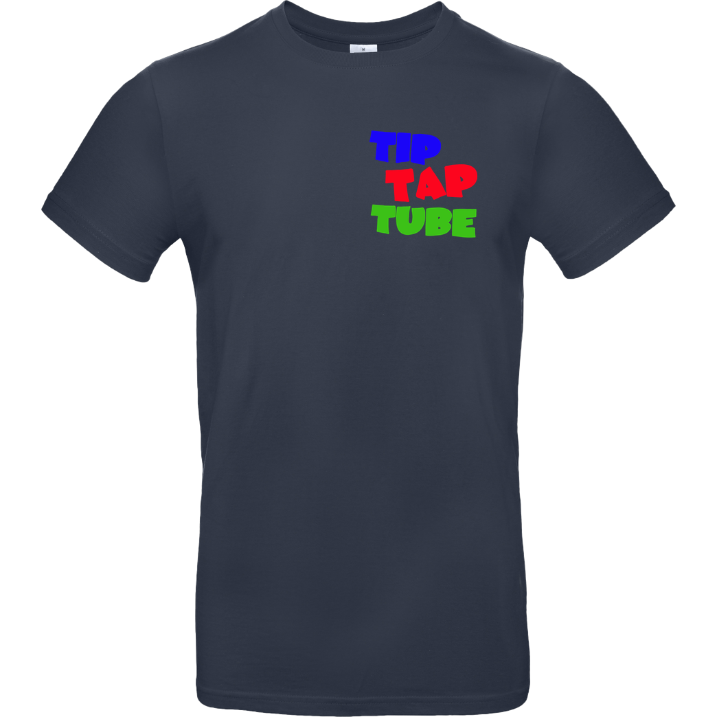 TipTapTube TipTapTube - Logo oldschool T-Shirt B&C EXACT 190 - Navy