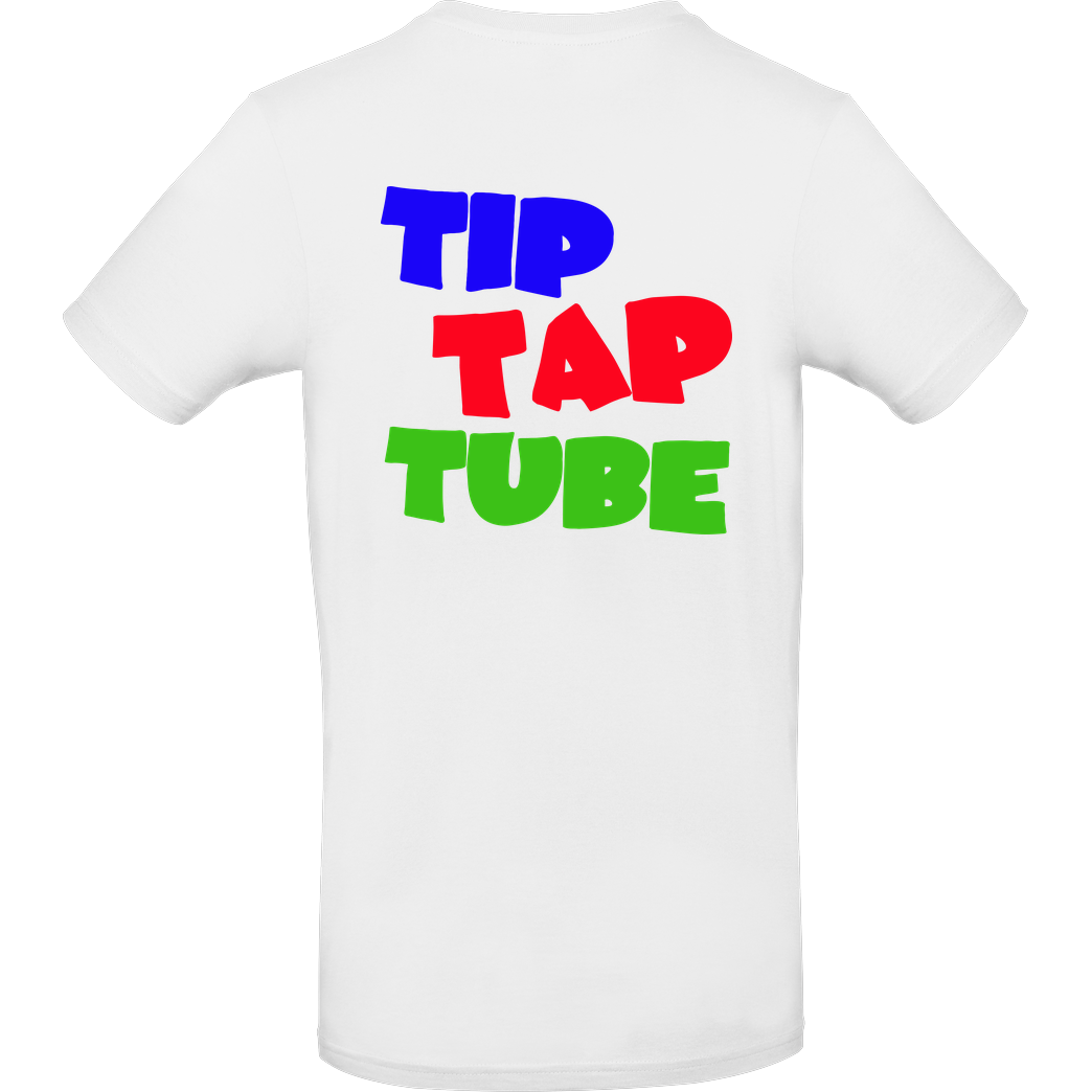 TipTapTube TipTapTube - Logo oldschool T-Shirt B&C EXACT 190 -  White