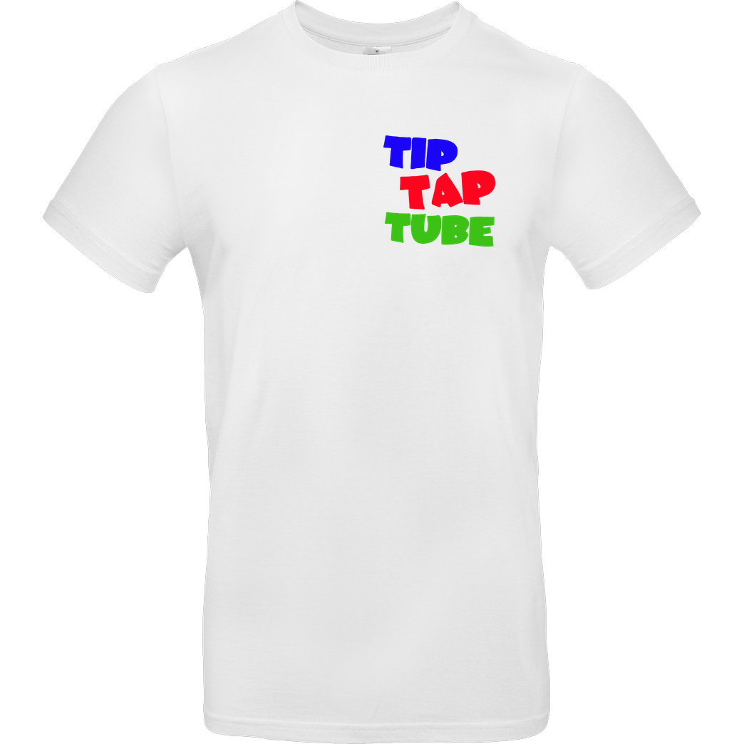 TipTapTube TipTapTube - Logo oldschool T-Shirt B&C EXACT 190 -  White