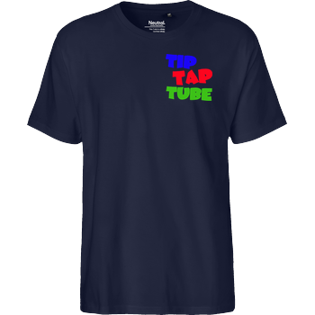 TipTapTube - Logo oldschool Fairtrade T-Shirt - navy