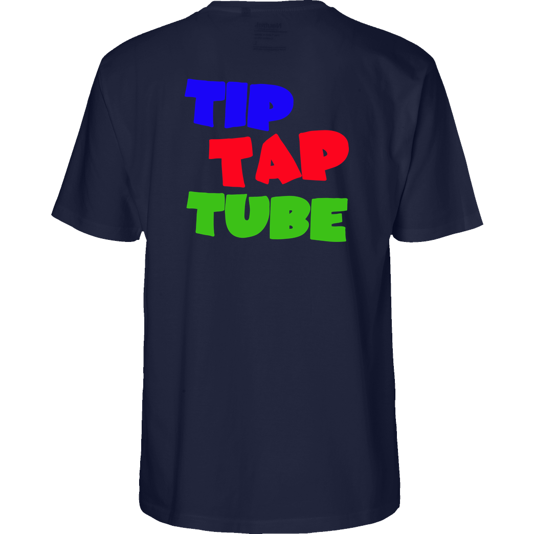 TipTapTube TipTapTube - Logo oldschool T-Shirt Fairtrade T-Shirt - navy