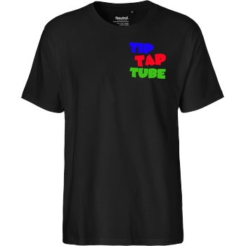 TipTapTube TipTapTube - Logo oldschool T-Shirt Fairtrade T-Shirt - black