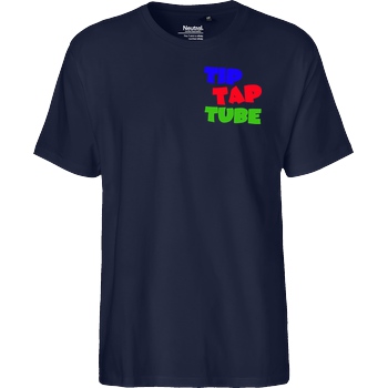 TipTapTube TipTapTube - Logo oldschool T-Shirt Fairtrade T-Shirt - navy