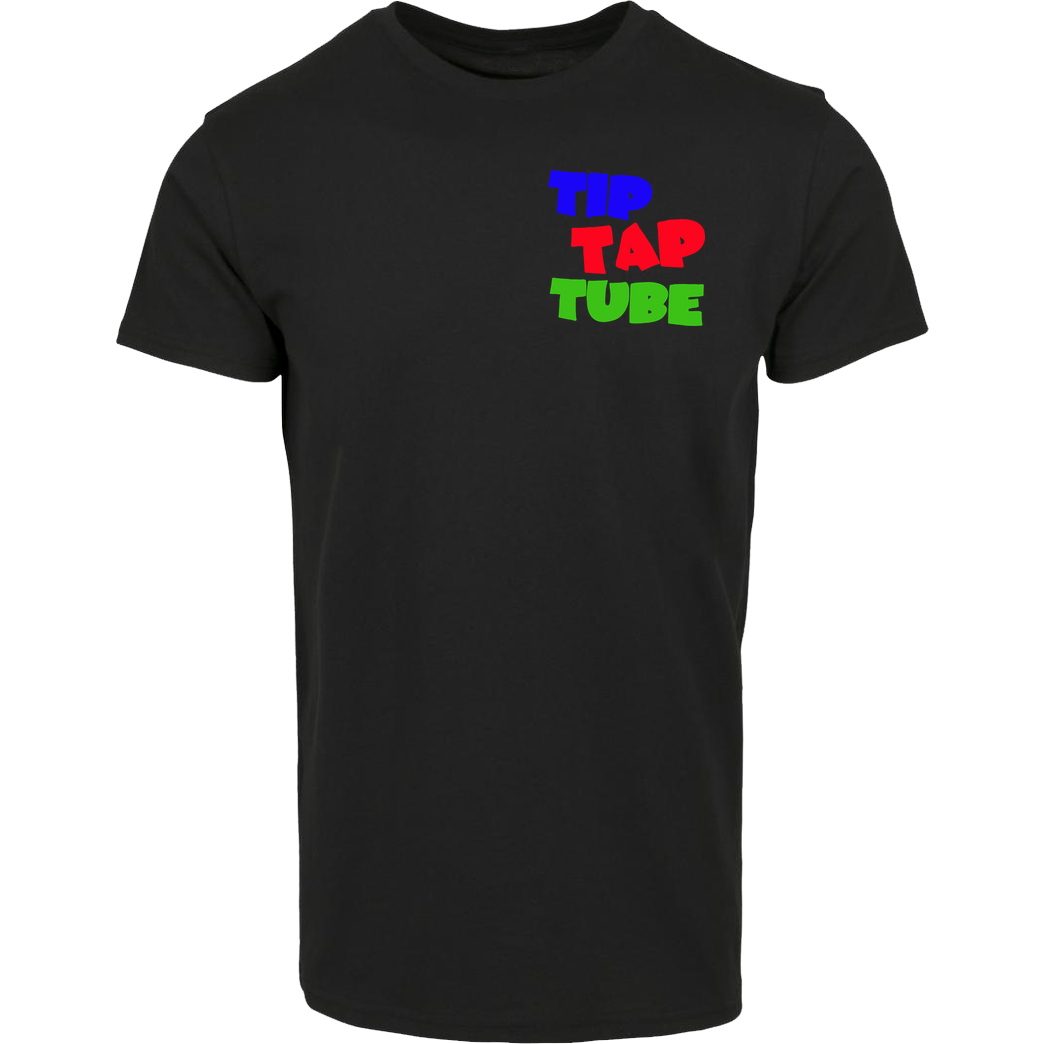 TipTapTube TipTapTube - Logo oldschool T-Shirt House Brand T-Shirt - Black