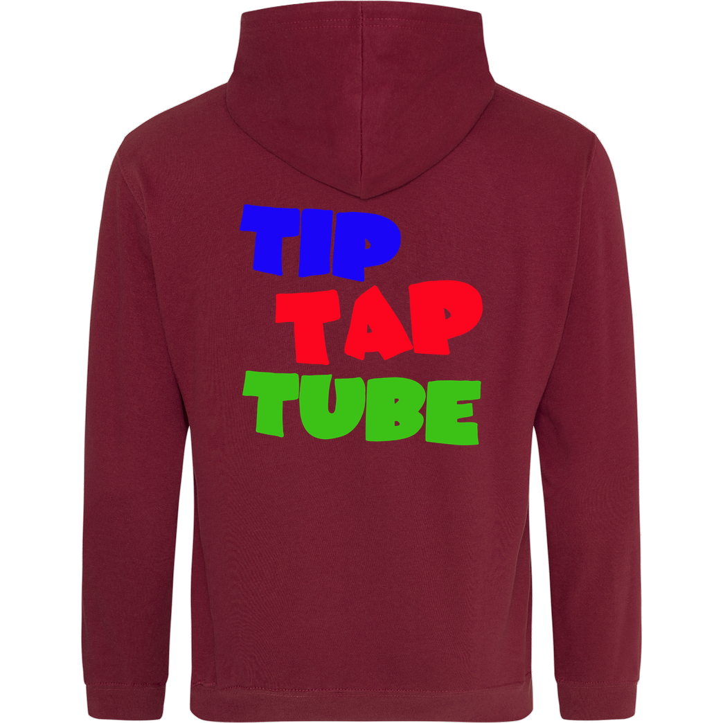 TipTapTube TipTapTube - Logo oldschool Sweatshirt JH Hoodie - Bordeaux