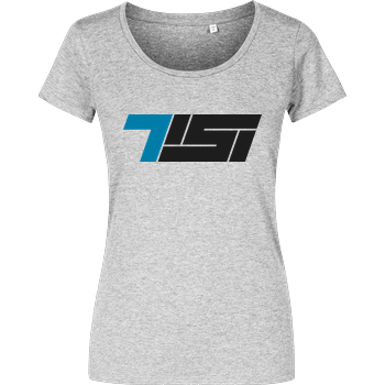 Tisi - Logo Girlshirt heather grey