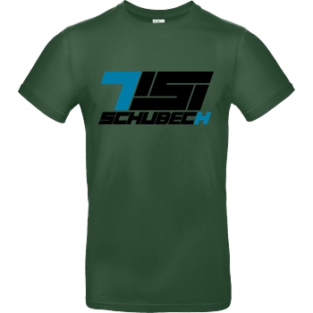TisiSchubecH TisiSchubecH - Logo T-Shirt B&C EXACT 190 -  Bottle Green